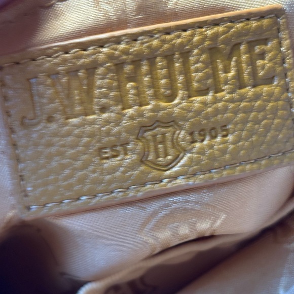 NWT Gorgeous! J.W Hulme 100% Pebble Grain Leather Convertible Backpack and Bag! - Picture 8 of 8